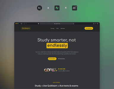 Quiklearn | AI-Powered Study Assistant